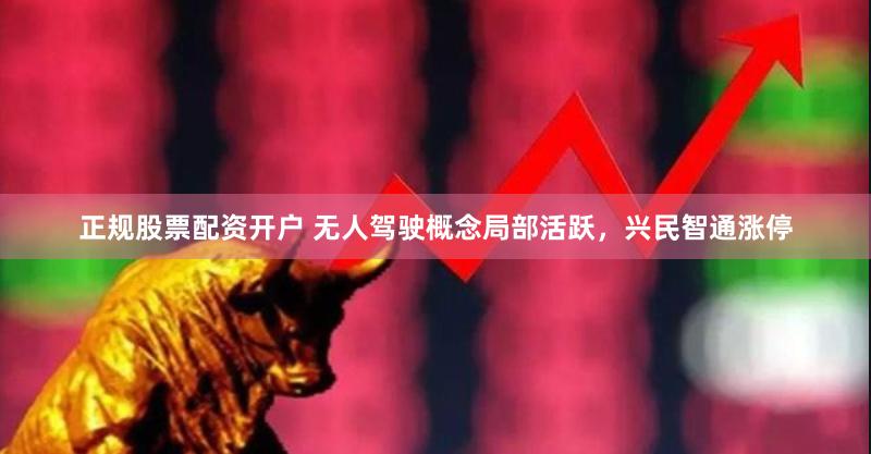 正规股票配资开户 无人驾驶概念局部活跃，兴民智通涨停